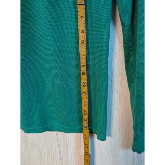 Polo Ralph Lauren Small Green Pony Thermal Base Layer Shirt Womens Long Sleeve - Picture 6 of 6